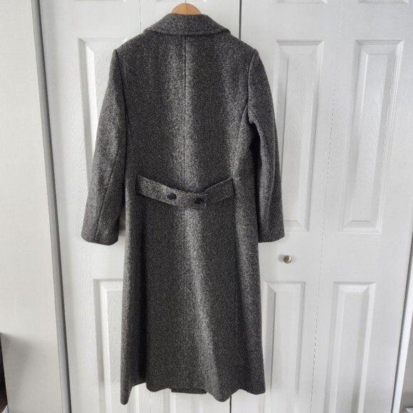 Forecaster of Boston Double Breasted 100% Wool Trench Coat - Picture 2 of 11